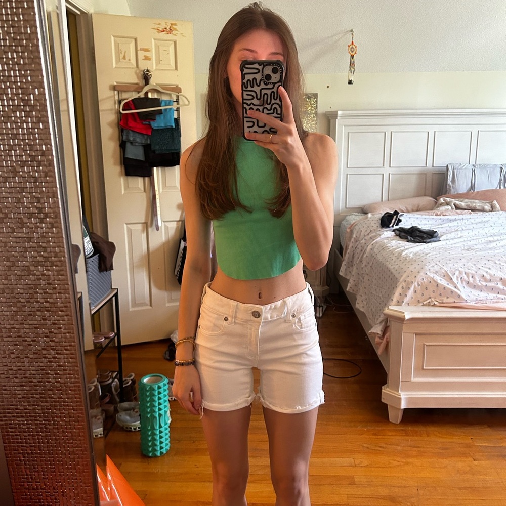 American Eagle Midi shorts.